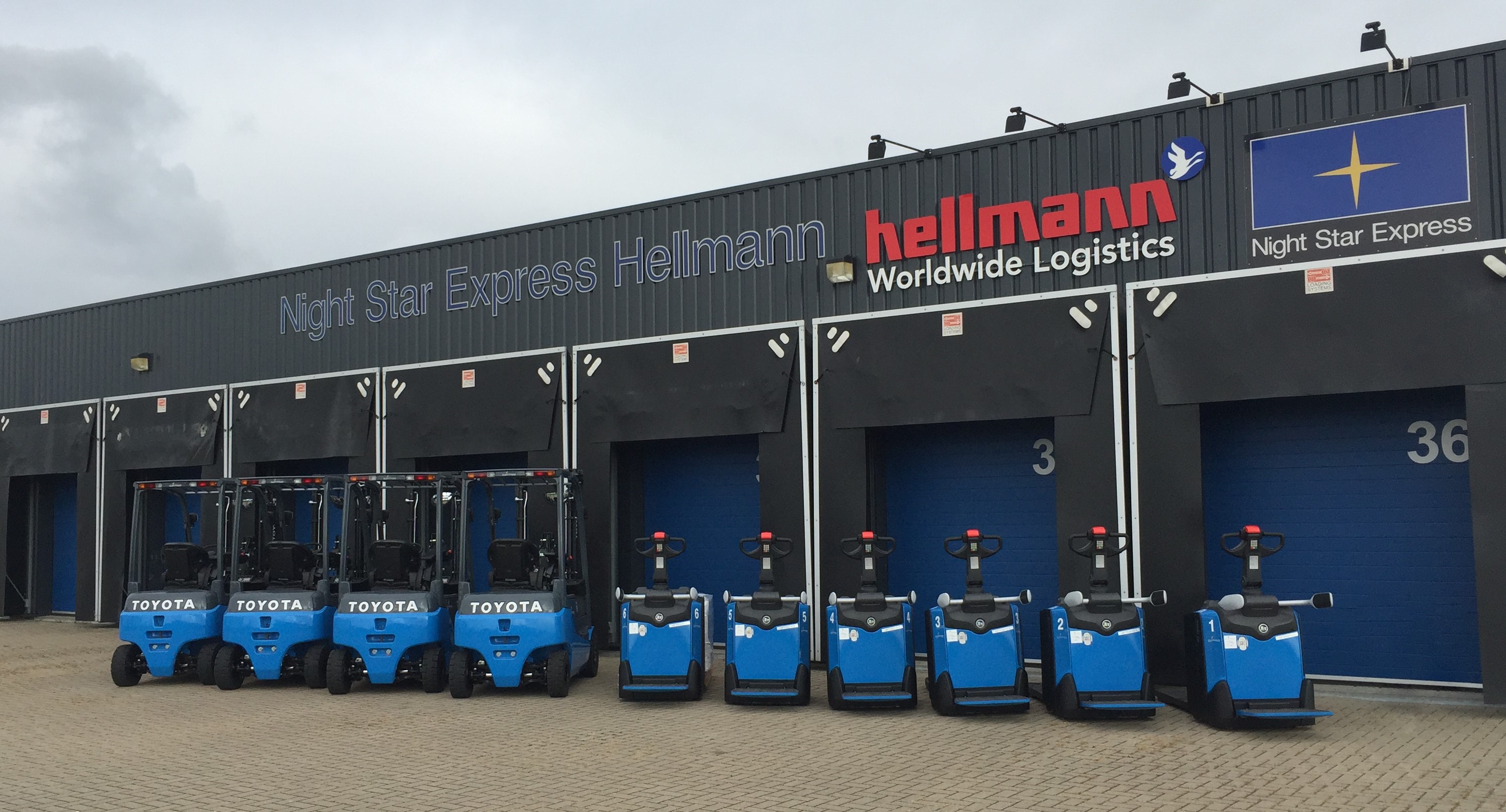 Night Star Express Hellmann neemt 11 nieuwe trucks in gebruik